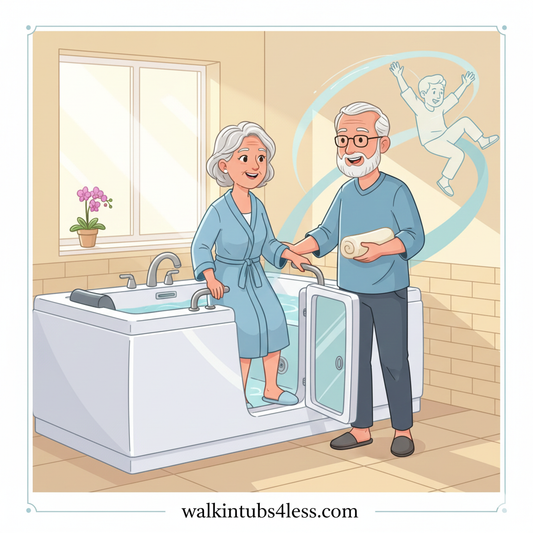 Plan for a walk-in tub